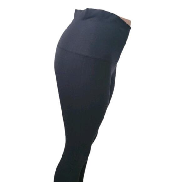 SPANX High Rise Seamless Leggings Women's Size XL Black Pull on Shaping Slimming - Picture 11 of 14